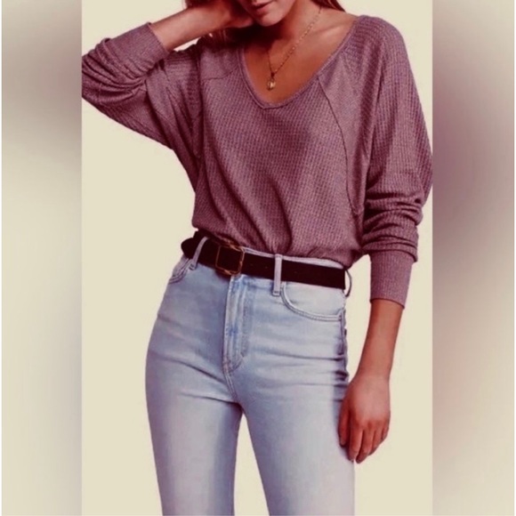 Free People Santa Clara Thermal Mulberry - Picture 11 of 11